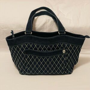 Vera Bradley Denim Quilted Tote Bag